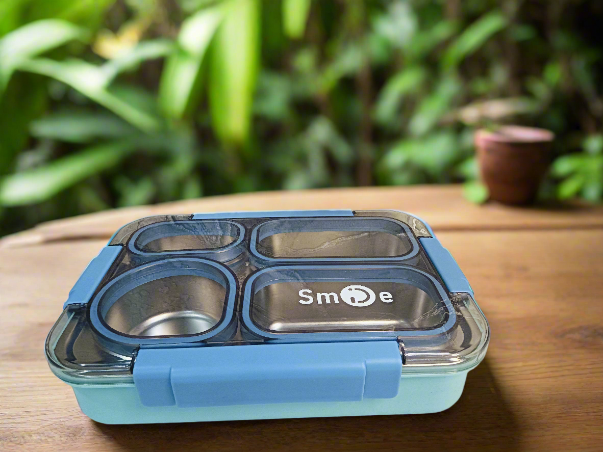 Stainless Steel Lunch Box Blue